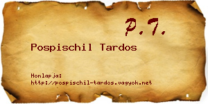 Pospischil Tardos névjegykártya